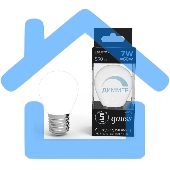 Лампа светодиодная Gauss Led Globe-dim E27 7Вт 4100К диммируемая