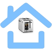 Тостер BQ T2002 Steel-Black, Мощность 950 Вт, 9 степеней поджаривания