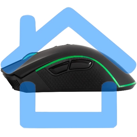 Мышь беспроводная GMNG GG-MS400WO черный, 10000 dpi, радиоканал, USB, кнопки - 7-7