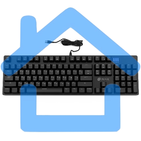 Клавиатура Oklick 990 G2 (1875240) проводная, USB, черный-5