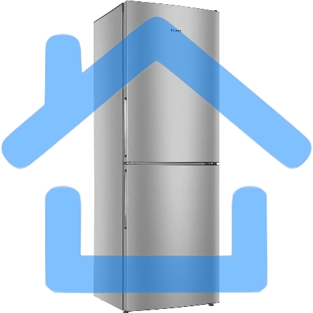 Холодильник Atlant ХМ-4619-181 серебристый двухкамерный 182/119л морозилка снизу-4