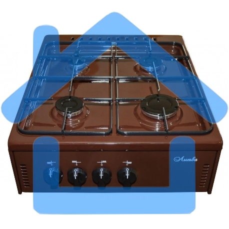 Плита настольная газовая ЛЫСЬВА ПГН 41М коричневый