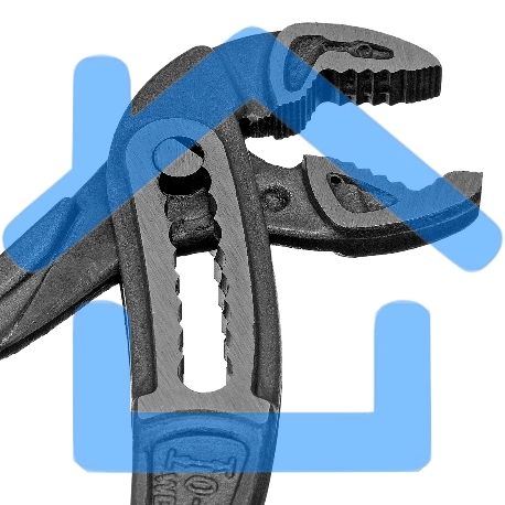 Клещи переставные Denzel обливные рукоятки, 240 мм-3