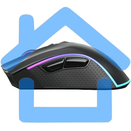 Мышь беспроводная GMNG GG-MS400WO черный, 10000 dpi, радиоканал, USB, кнопки - 7-6