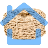 Провод ретро Bironi B1-424-719-50 2х1.5 матовый, песочное золото (уп. 50 м)