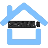 Комплект клавиатура и мышь ABR KW814 черный, интерфейс USB, беспроводной, 2.4G, RU/EN