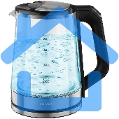 Чайник электрический Starwind SKG2112 2л. 1800Вт черный/прозрачный корпус: стекло