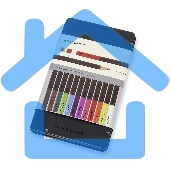 Карандаши цветные Moleskine WATERCOLOUR EW7P12COLA, акварельные, 12 цветов, металлическая коробка