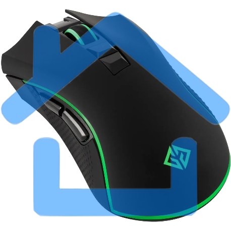 Мышь беспроводная GMNG GG-MS400WO черный, 10000 dpi, радиоканал, USB, кнопки - 7-5