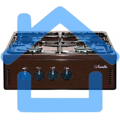 Плита настольная газовая ЛЫСЬВА ПГН 41М коричневый-2