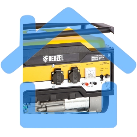 Электрогенератор бензиновый Denzel PS 33, 3.3 кВт, 85 дБ, 41 кг-1