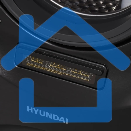 стирально-сушильная машина Hyundai Gemini WMD9423 темно-серебристый, загр. фронтальная макс.: 15 кг 1400 об/мин класс: А+++-1