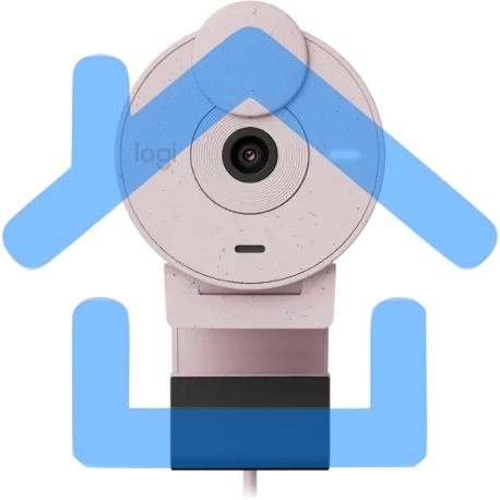 Веб-камера Logitech BRIO 300 Full HD Webcam Rose -1