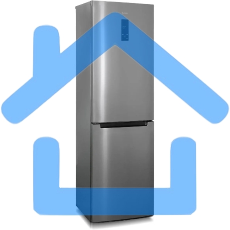 Холодильник Бирюса Б-I980NF нержавеющая сталь двухкамерный 240/130л морозилка снизу, No Frost-2