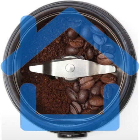 Кофемолка Gorenje SMK150SB 150Вт сист.помол.:ротац.нож вместим.:45гр черный-1