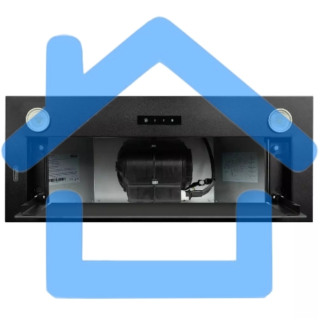 Вытяжка встраиваемая DeLonghi Cosetta 710 NB черная, 70 см, 1200 куб. м/ч, 63 дБ-7