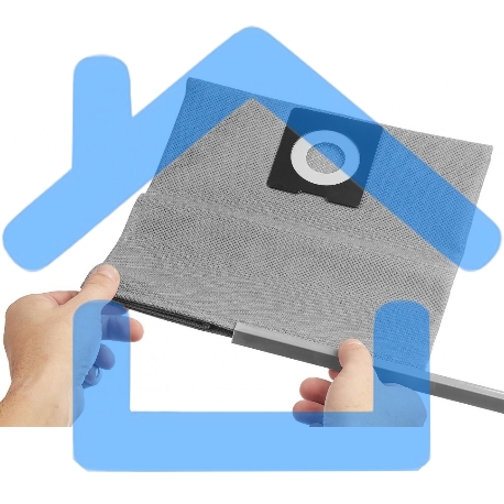 Мешок тканевый ЗУБР МТ-20-М3 для пылесосов модификации М3, многоразовый, 20 л-3