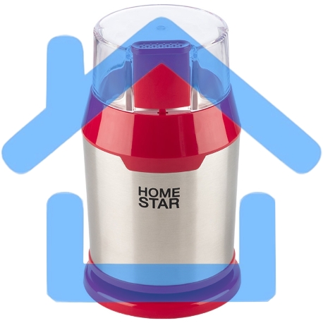Кофемолка HOMESTAR HS-2036 красный, 200 Вт-1