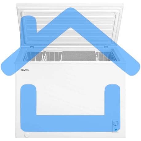 Морозильный ларь Centek CT-4005, белый, 293л-1