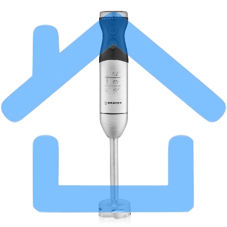 Блендер погружной BRAYER BR1259, 800 Вт, черный-11