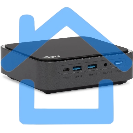 Неттоп IRU 310TLCN i3 1115G4 (3.3) 8Gb SSD256Gb Iris Xe Windows 11 Professional GbitEth черный (1975168)-1