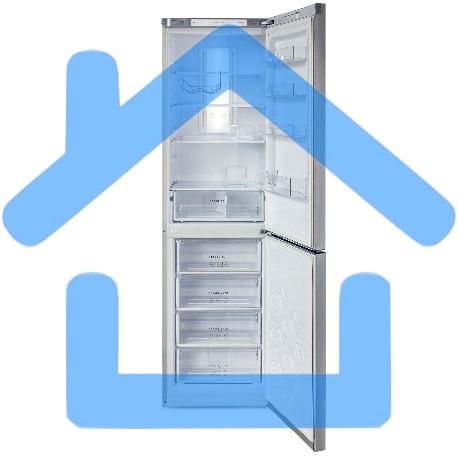 Холодильник Бирюса Б-M980NF металлик двухкамерный 240/130л морозилка снизу, No Frost-4