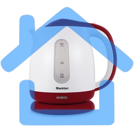 Чайник электрический Blackton Bt KT1701P 1.7 л, 2200 Вт, белый-бордовый