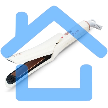 Выпрямитель Vitek VT-8406 25Вт белый макс.темп.:200С покрытие:керамико-турмалиновое