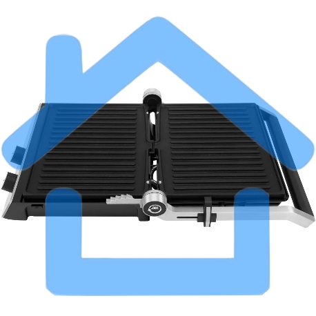 Электрогриль Hyundai HYG-4046 2200Вт черный/серебристый-5