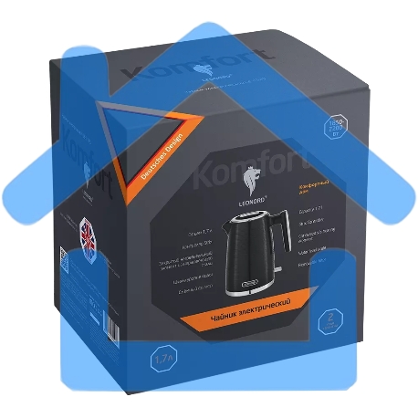 Чайник электрический LEONORD LE-1520 1,7 л, 2200 Вт, пластик, черный-3