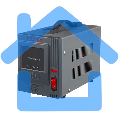 Стабилизатор напряжения Ресанта АСН-1 000/1-Ц 63/6/2 220В±8%, Габариты 237х140х170, Вес 4 кг