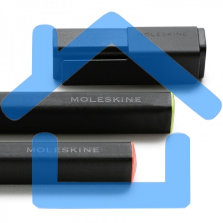 Карандаши цветные Moleskine Highlighter EW2PSFN12, липа, 2 цвета (2шт)-1