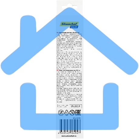 Карандаши цветные Silwerhof Color двухцветные 2.8м м, круглый профиль, дерево, ассорти, 12 цветов, коробка с европодвесом (6 шт)-3