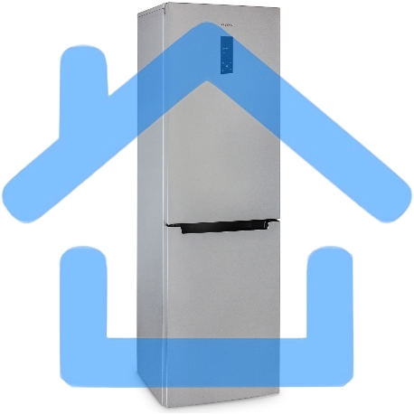 Холодильник Бирюса Б-M980NF металлик двухкамерный 240/130л морозилка снизу, No Frost-7