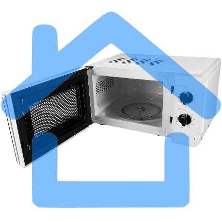 Микроволновая печь Hyundai HYM-M2048 белый, 20 л, 700 Вт, переключатели - поворотный механизм-4