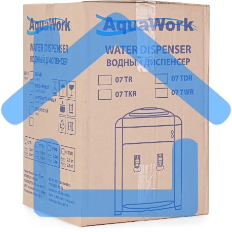 Кулер Aqua Work 0.7-TKR настольный серебристый-8