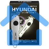 Машинка для стрижки Hyundai H-HC7111 серебристый/черный 3Вт (насадок в компл:3шт)