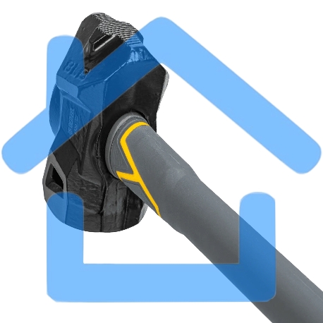 Кувалда с клиновидным бойком Denzel 3,6 кг, фибергласовая рукоятка c TPR-4