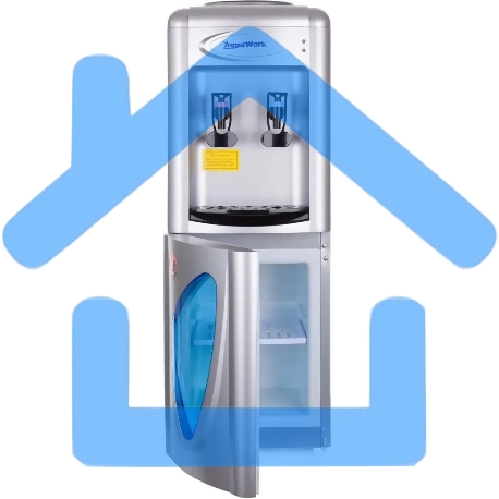 Кулер Aqua Work 0.7LR напольный компрессорный серебристый-3