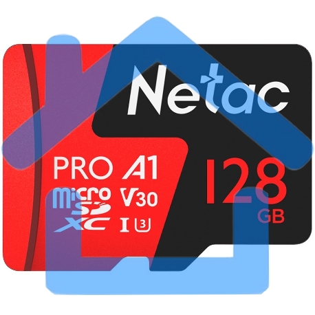 Флеш карта MicroSD card Netac P500 Extreme Pro 128Gb, retail version w/o SD adapter