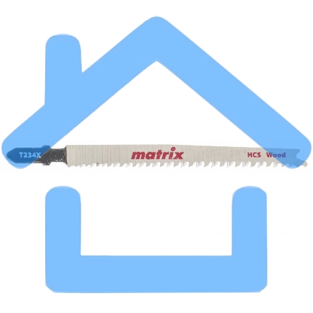 Полотна для электролобзика Matrix по дереву, 3 шт. T234X, 90 x 2-3 мм, HCS-1