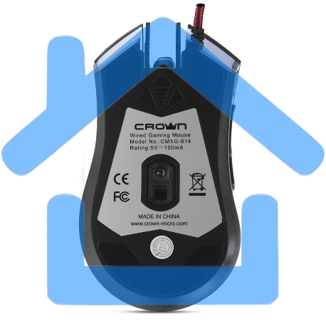 Мышь CROWN Gaming CMXG-614 USB CM000001532 DPI 800/1000/1600/2400-6