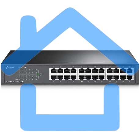 Коммутатор TP-Link SMB TL-SF1024D Коммутатор 24-port 10/100M Switch-13