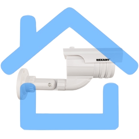 Муляж камеры Rexant уличный, цилиндрический, белый