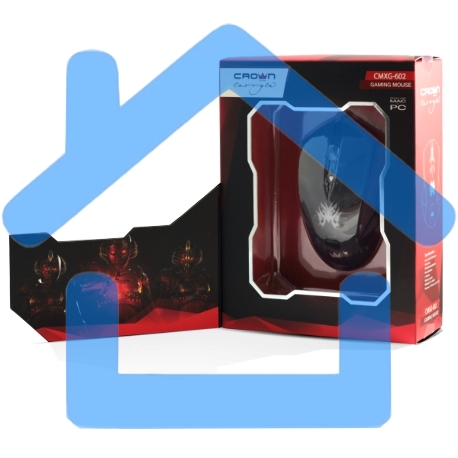 Мышь проводная Crown Gaming CMXG-602 черный, 2200 dpi, USB, кнопки - 6-7