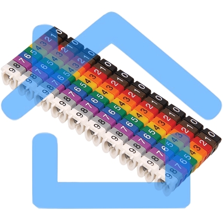 Маркер кабельный МКН комплект цифр 