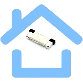 Разъем FPC Half Coverage Bottom Contact 0.5K-BX-16PWB 16 pin высота 2мм шаг 0,5мм