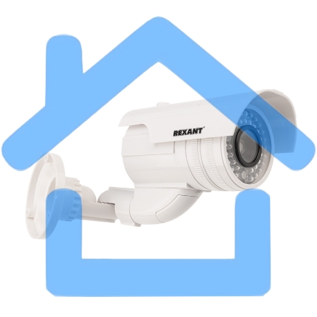 Муляж камеры Rexant уличный, цилиндрический, белый-2