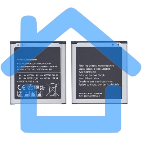 Аккумуляторная батарея EB-BG355BBE для Samsung SM-G355H/DS Galaxy Core 2 Duos/SM-G3559 3.8V 7.60Wh-1