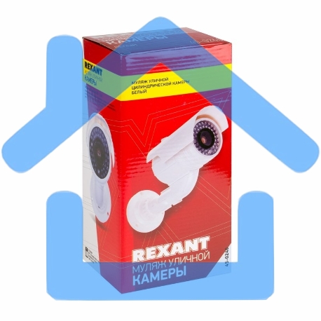 Муляж камеры Rexant уличный, цилиндрический, белый-4